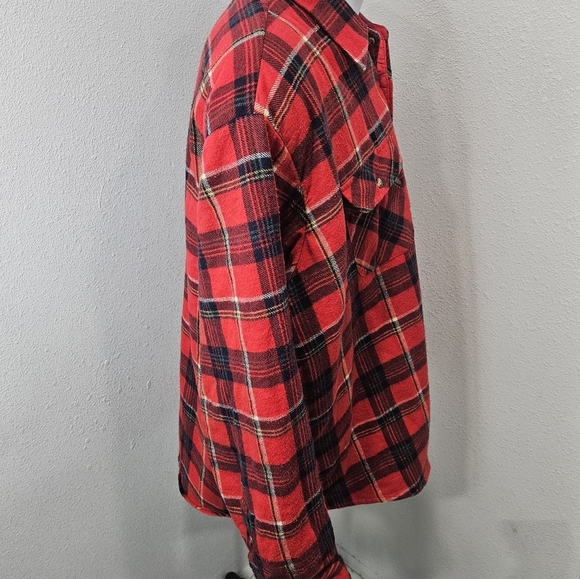 Saugatuck vintage men's button flannel 3XL - Picture 5 of 6